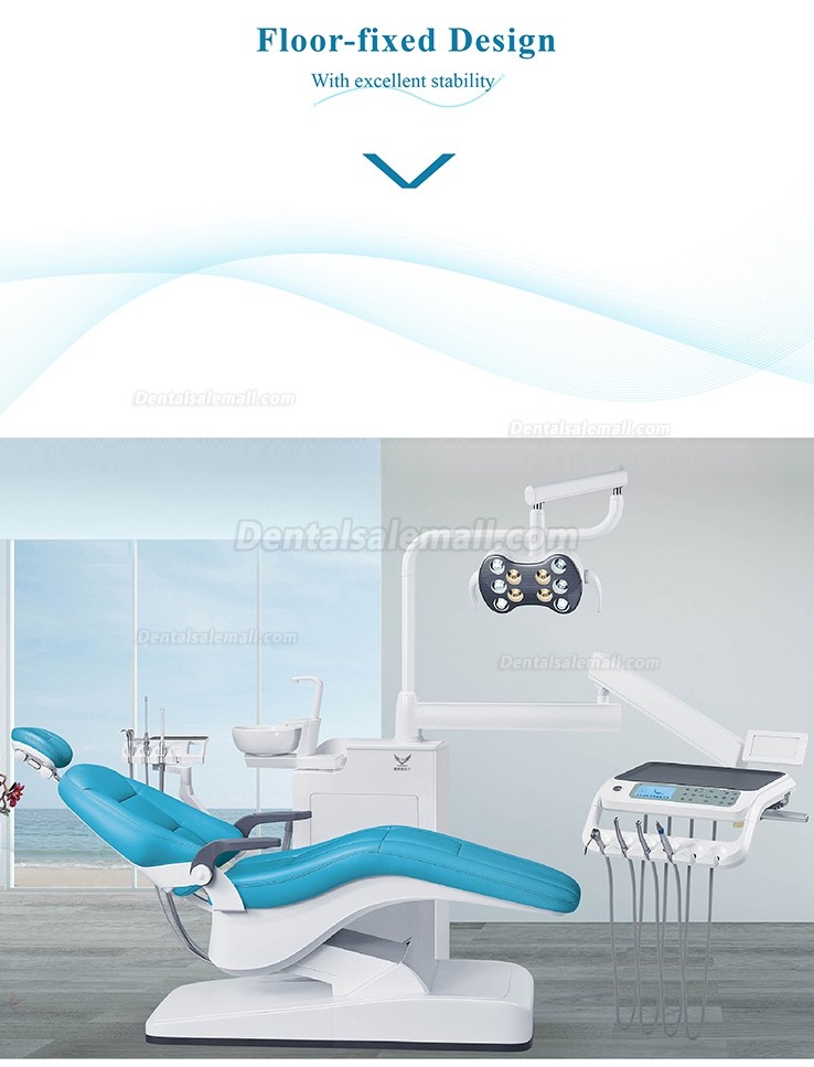 Gladent® GD-S450 Floor-Fixed Type Teeth Diagnosis and Treatment Integral Dental Chair Unit